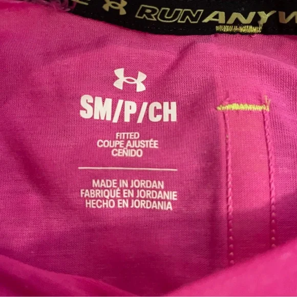 Under Armour Pink Fitted Top size small - Picture 2 of 11